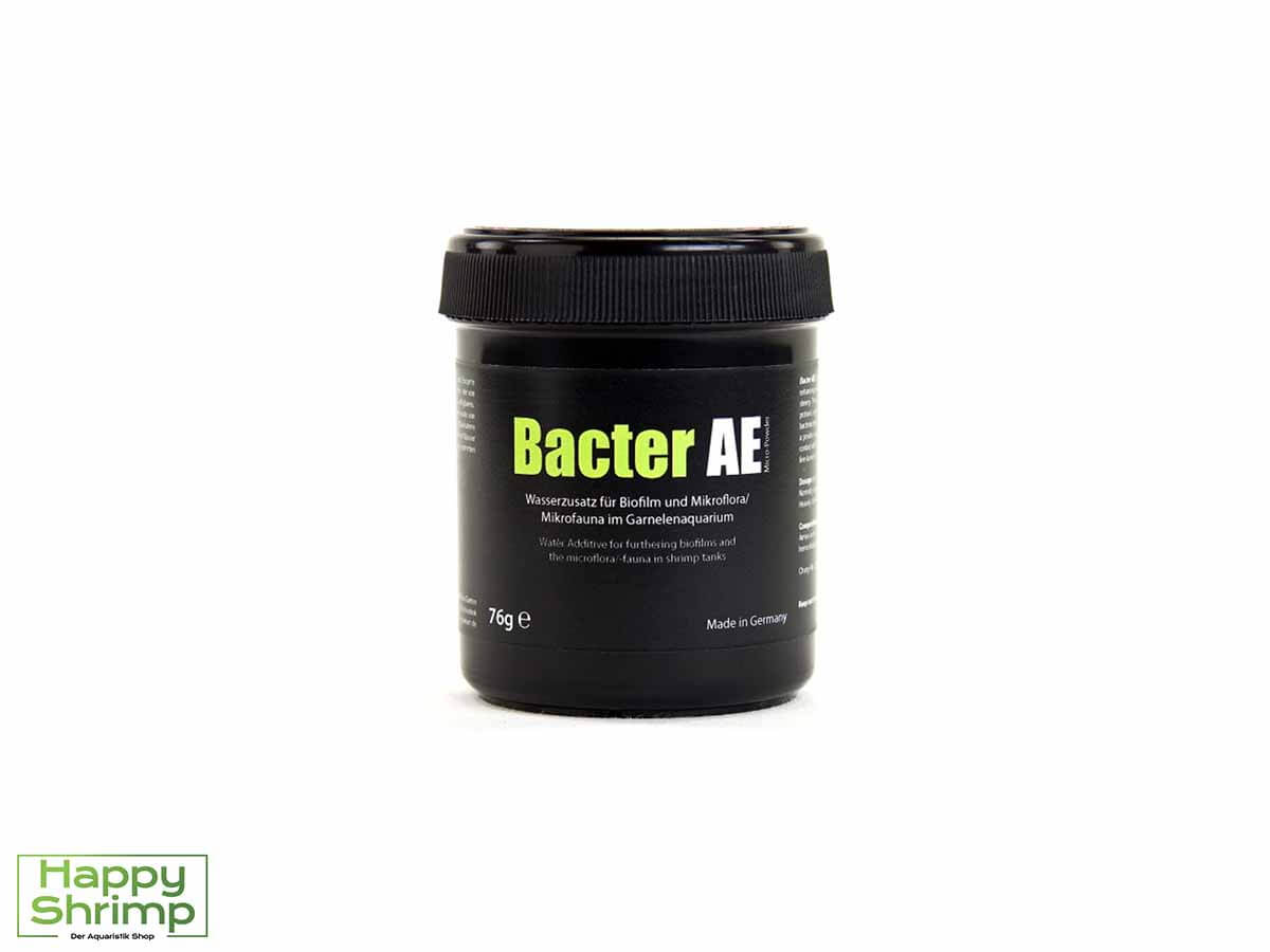 Bacter AE von GlasGarten ist so ziemlich das beste Staubfutter für Zwerggarnelen.