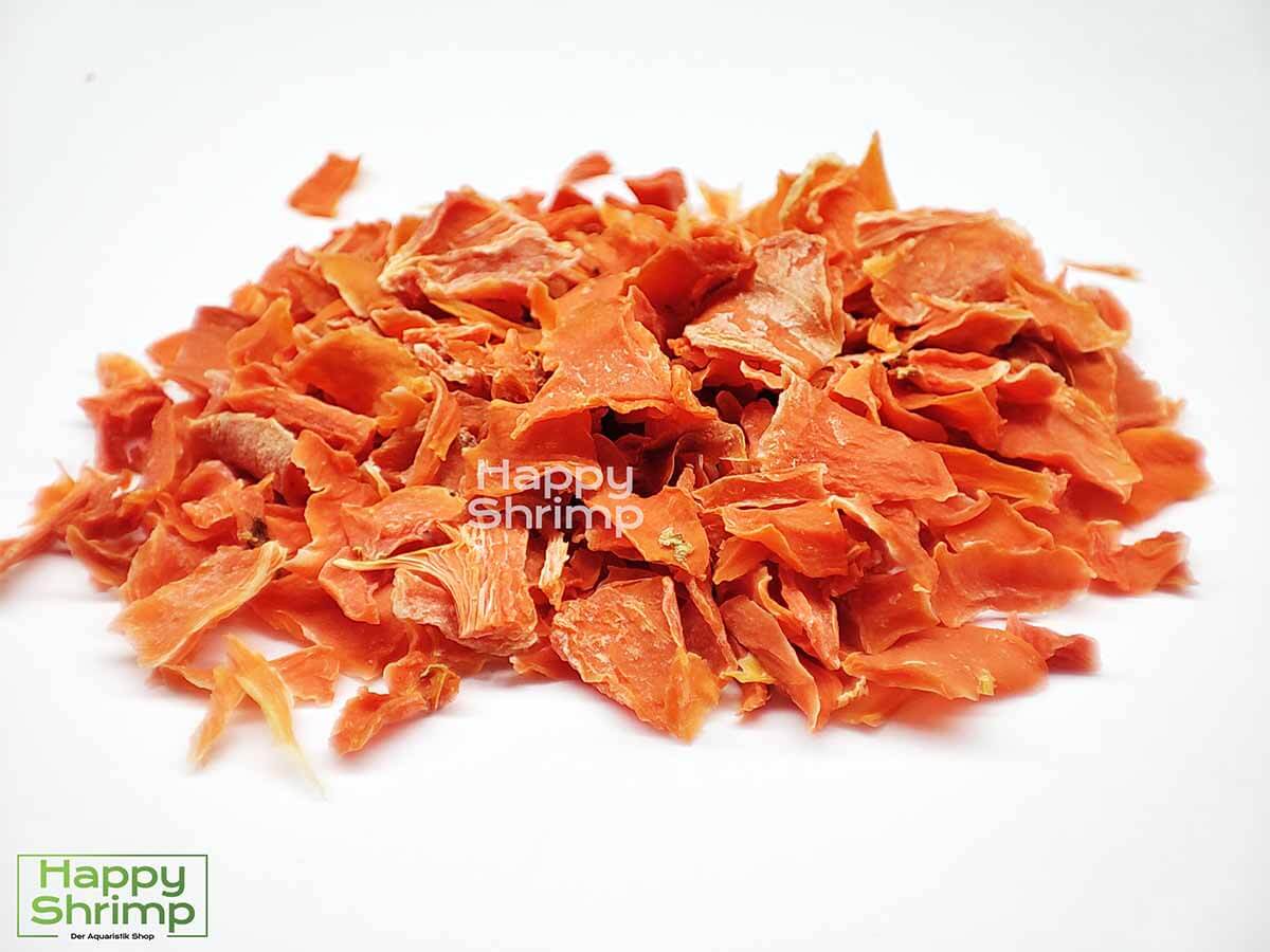 Karotten Flakes Nah Karotten Flakes werden gerne von unseren Krebsen & Krabben angenommen.