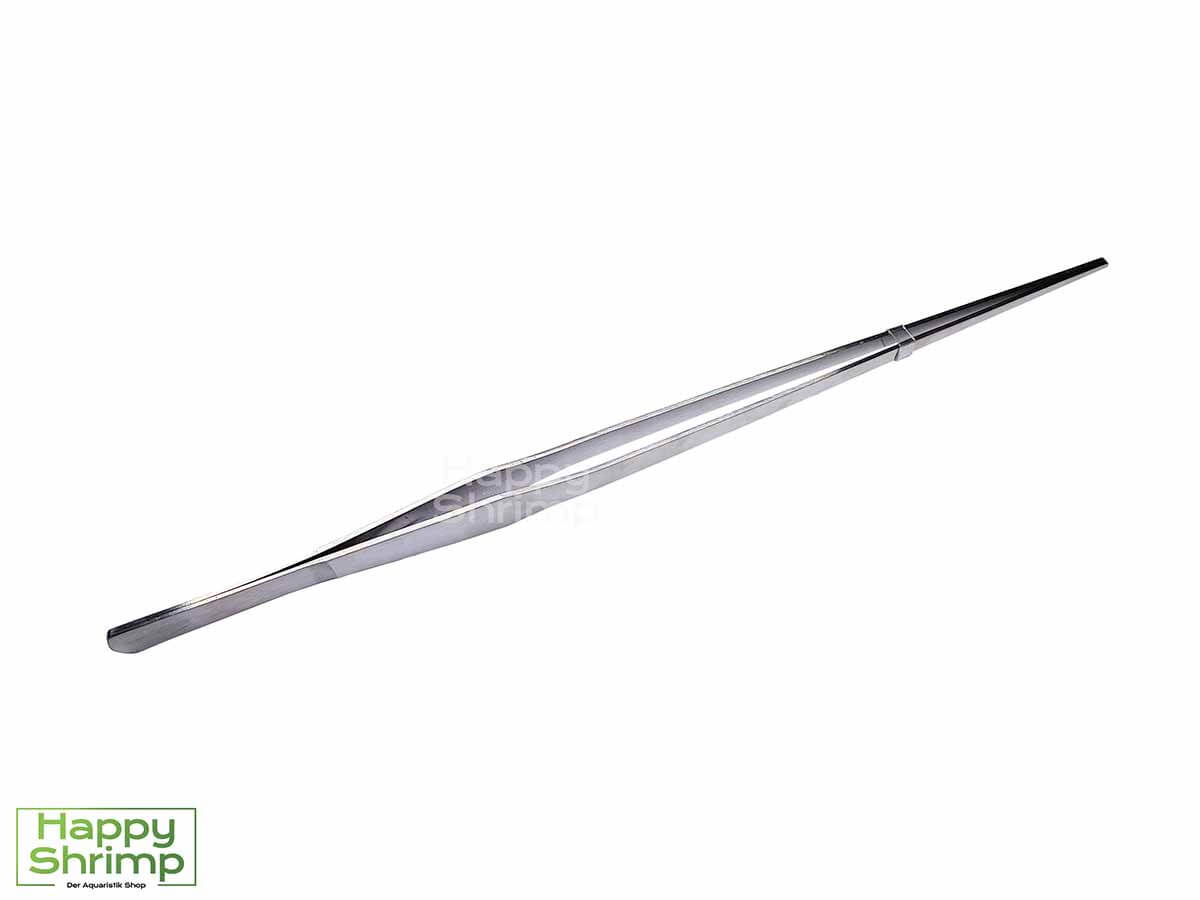 Diese Aquarium Pinzette aus Edelstahl ist mit 38cm auch für Tiefe Becken geeignet.