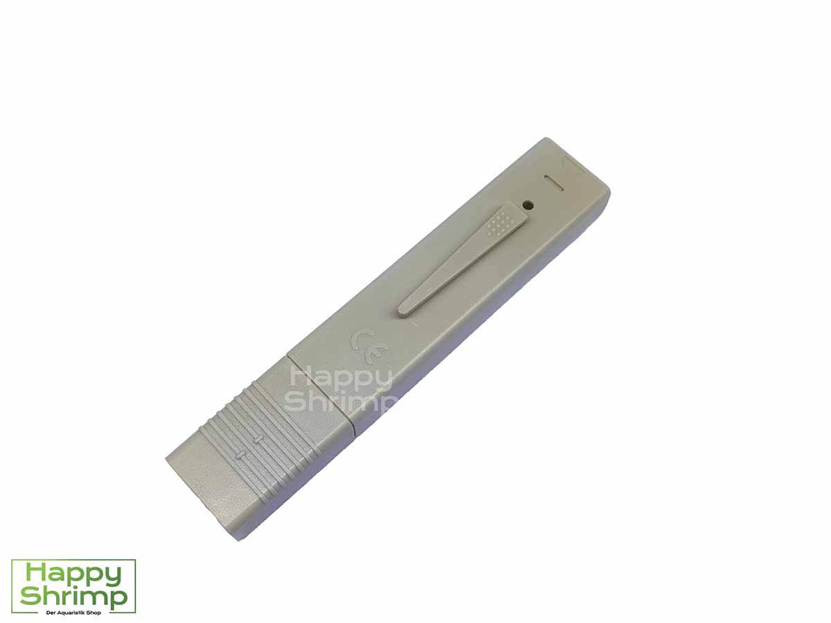 Das TDS Leitwert Messgerät besitzt eine praktische Klemmhalterung.