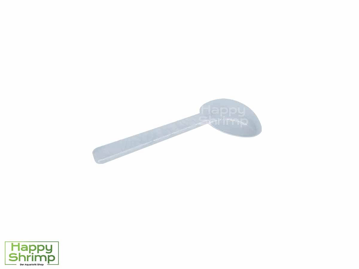 Messlöffel 1g hinten Dieser Messlöffel eignet sich sehr gut zum dosieren von Staubfutter.