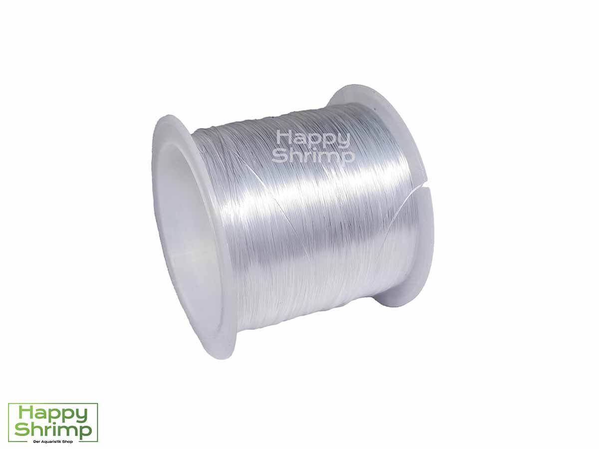Der Nylonfaden eignet sich perfekt um Aquariumpflanzen wie Moos, Bucephalandra oder auch Anubias an Steine oder Deko zu befestigen.
