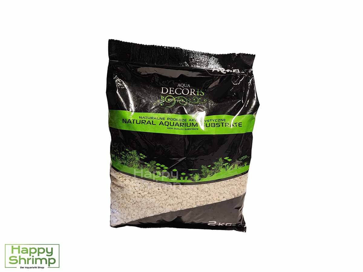 Aquael Dolomite Kies ist ein sehr dekorativer heller Bodengrund.