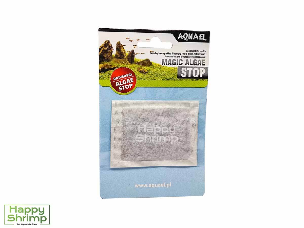 Der Aquael Magic Algae Stop verhindert effektiv die Vermehrung von Algenblüten, dem so genannten "grünen Wasser".