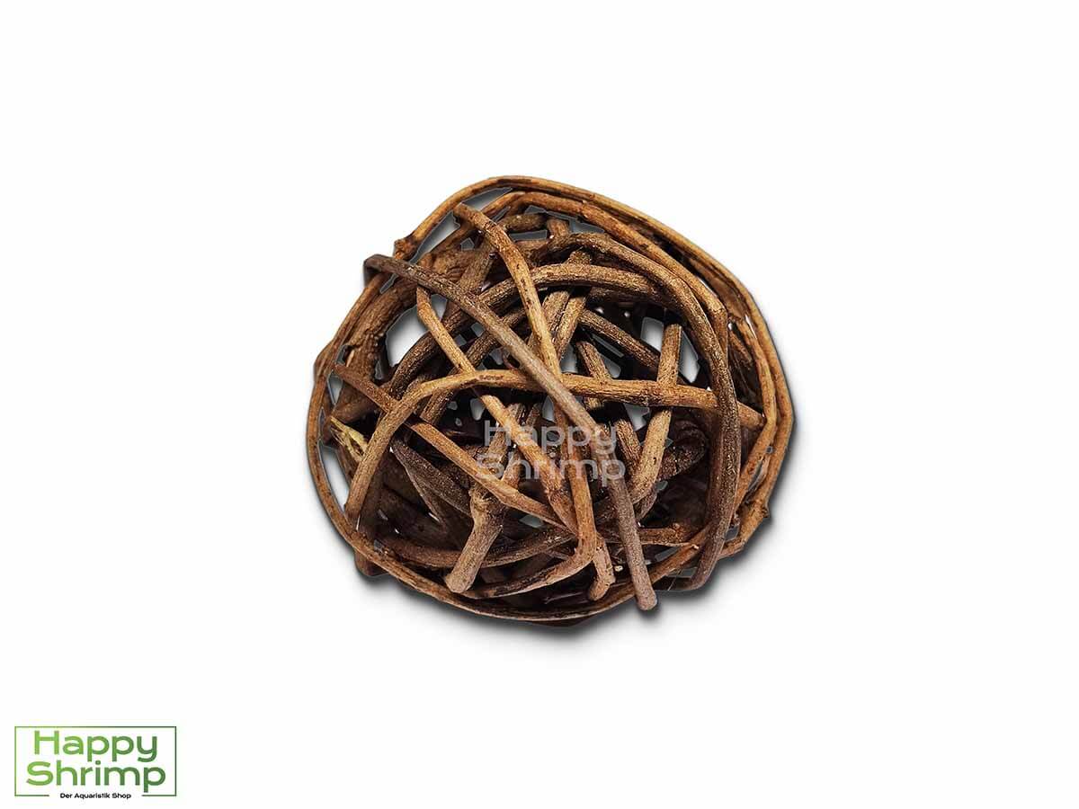 Bei den Branch Sheltern handelt es sich um naturbelassene, zur Kugel geflochtene Weidenästchen. Perfekt für Zwerggarnelen geeignet.