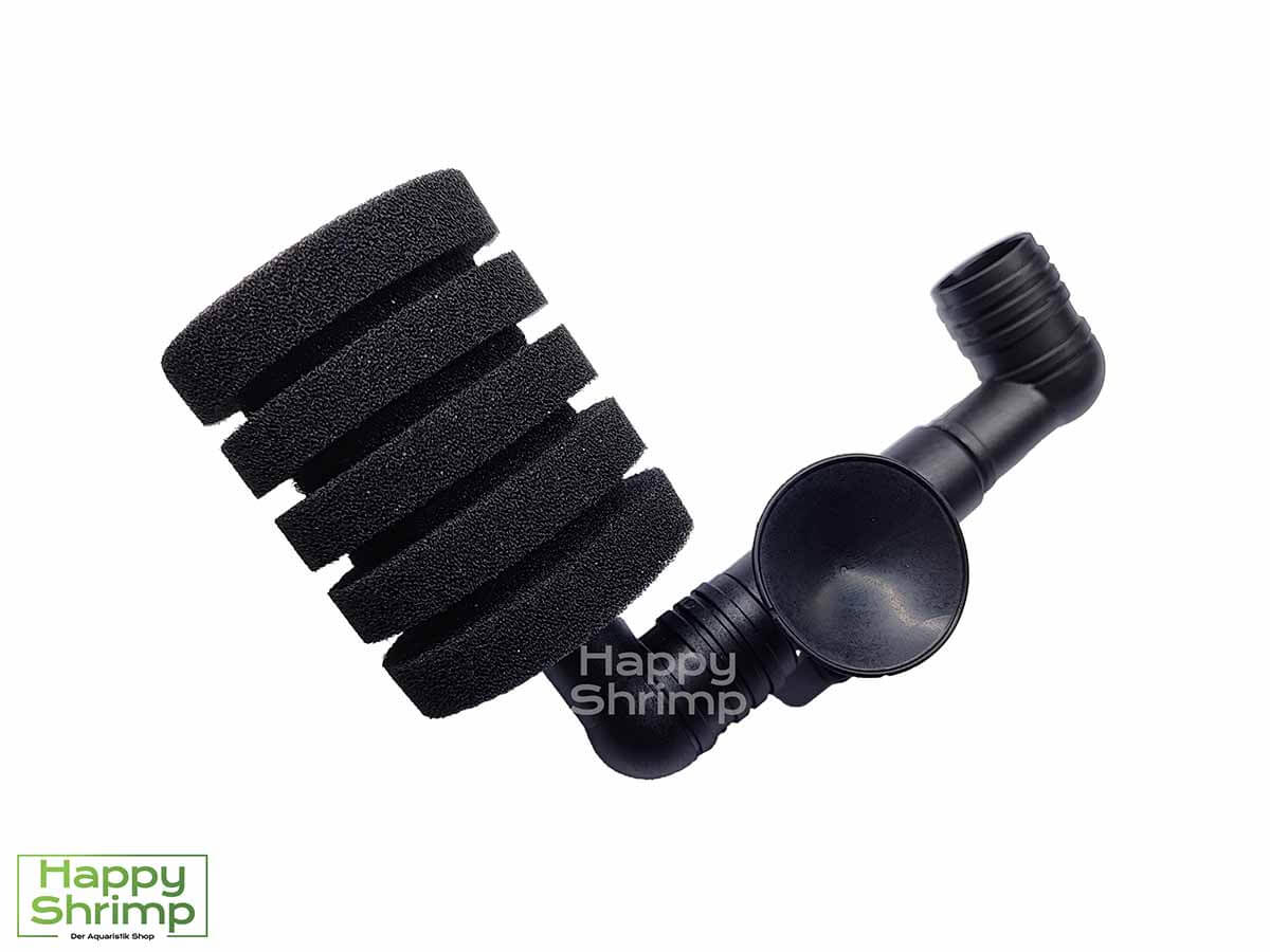 Aqua Nova Bio Schwammfilter NSF-40L kann entweder mit einer Membranpumpe oder einem Innenfilter wie den Aquael Pat Mini betrieben werden.