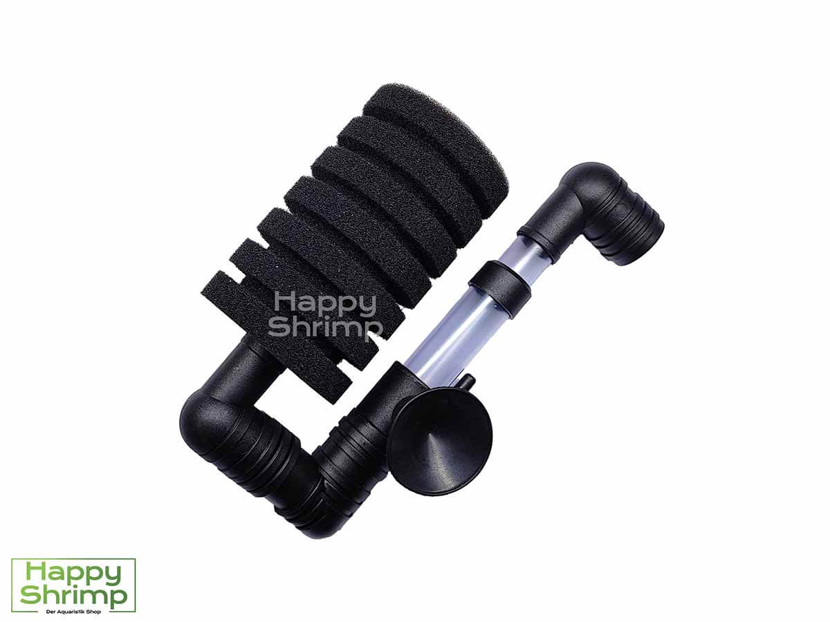 Aqua Nova Bio Schwammfilter NSF-60L.3 Aqua Nova Bio Schwammfilter NSF-60L kann entweder mit einer Membranpumpe oder einem Innenfilter wie den Aquael Pat Mini betrieben werden.