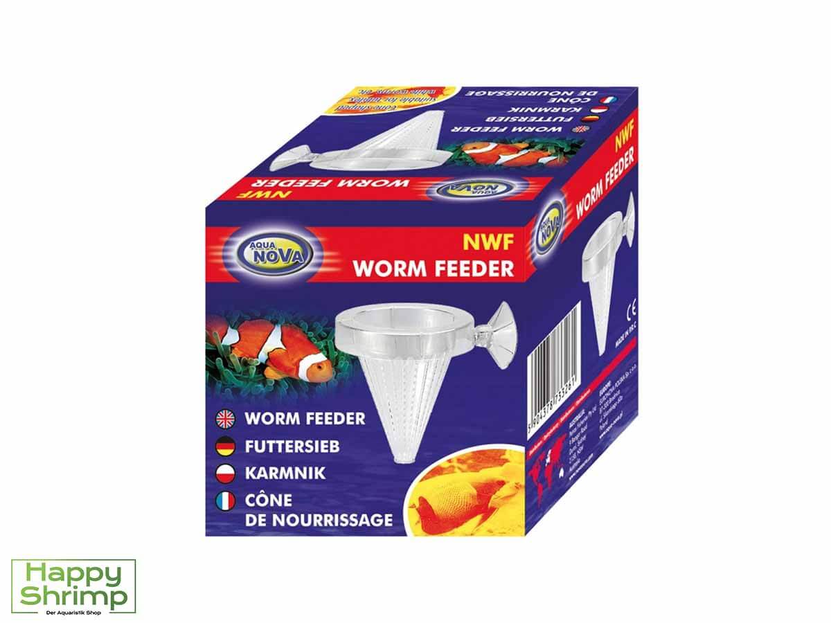 Das Aqua Nova Futtersieb eignet sich perfekt um Lebend-, Frost oder Trockenfutter zu verfüttern.