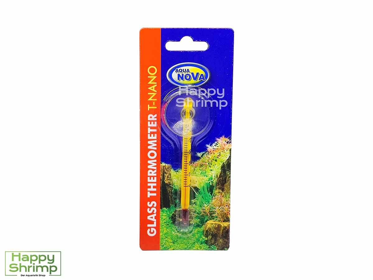 Dieses Aquarium Thermometer eignet sich dank der geringen Größe ideal für Nano Becken wie Kallax Aquarien.