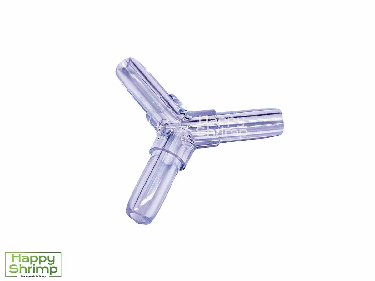 Mit einem L-Verbinder 4/6 mm kannst du einen Ausgang der Membranpumpe auf 2 Ausgänge erweitern.