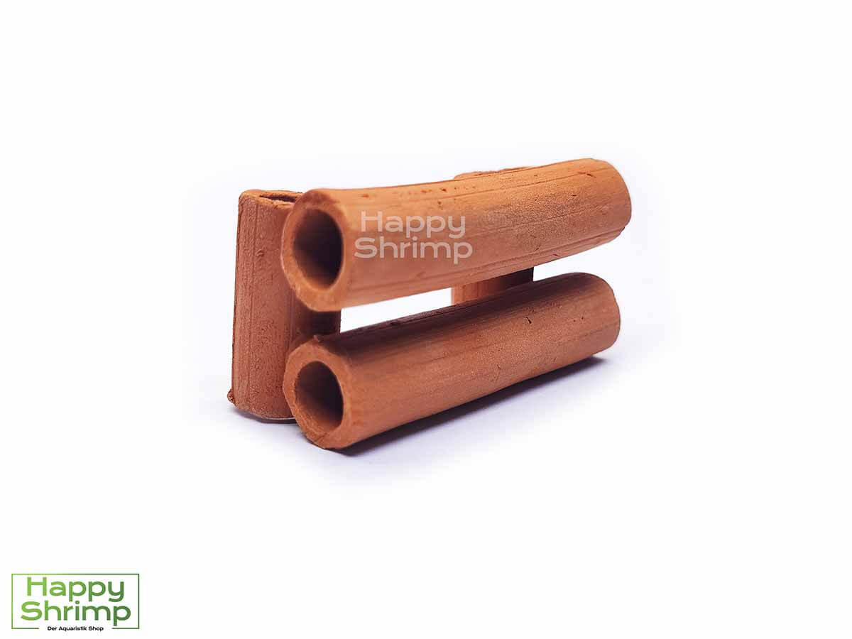 Garnelenröhre 4er - Bank1 Diese Garnelenröhre bietet mit dem 4er Design eine schicke Dekoration für dein Garnelen Aquarium.
