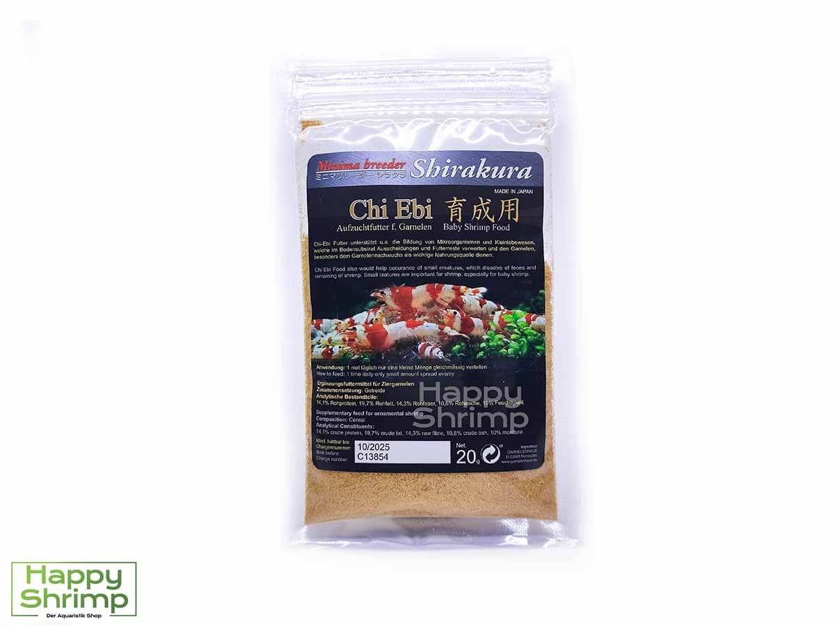 Shirakura Chi Ebi wurde speziell für die Entwicklung deiner Babygarnelen entwickelt.