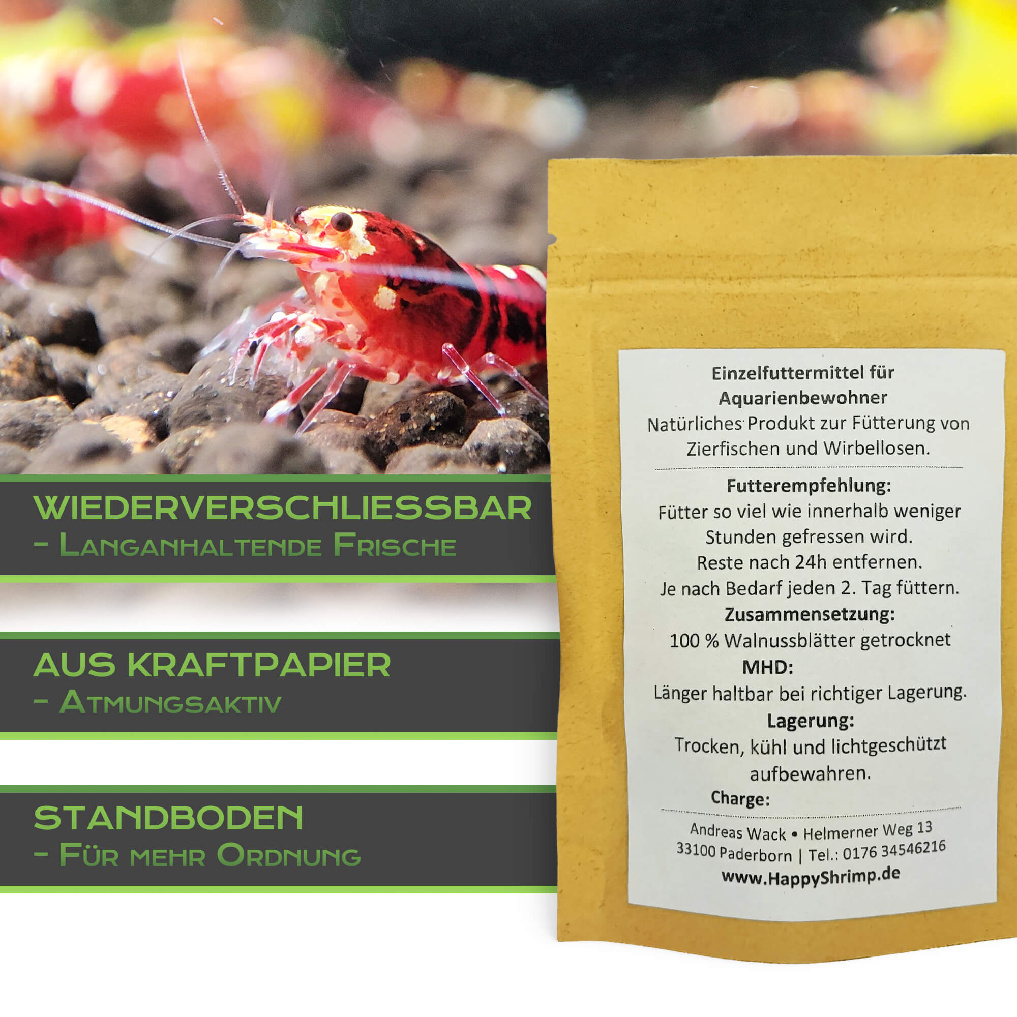 Walnussblätter Futtersticks für Garnelen, Krebse, Schnecken uvm4 Walnussblätter Futtersticks für dein Garnelen Aquarium. Beliebt als, Garnelenfutter, Schneckenfutter, Krebsfutter oder für Welse.