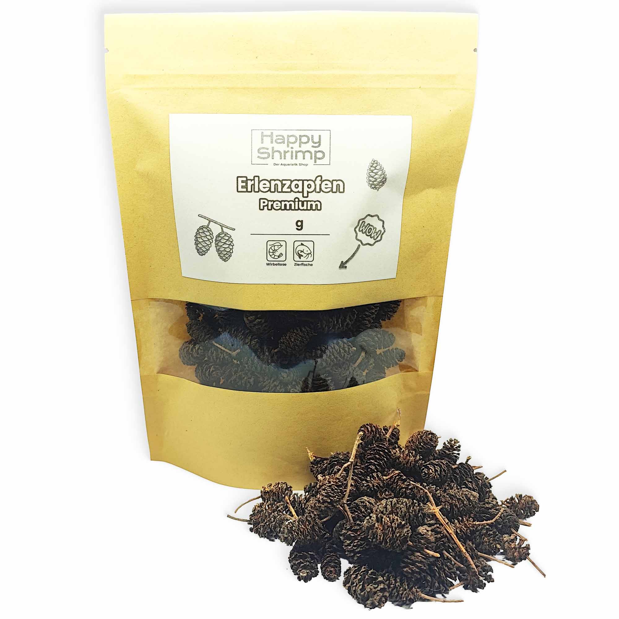 Premium Erlenzapfen unterstützen durch die antibakterielle Wirkung deine Aquariumbewohner.