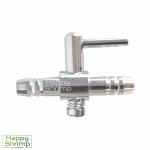 Mit diesem 1-fach Lufthahn Verteiler aus Metall können problemlos 4/6mm Schläuche geregelt werden.