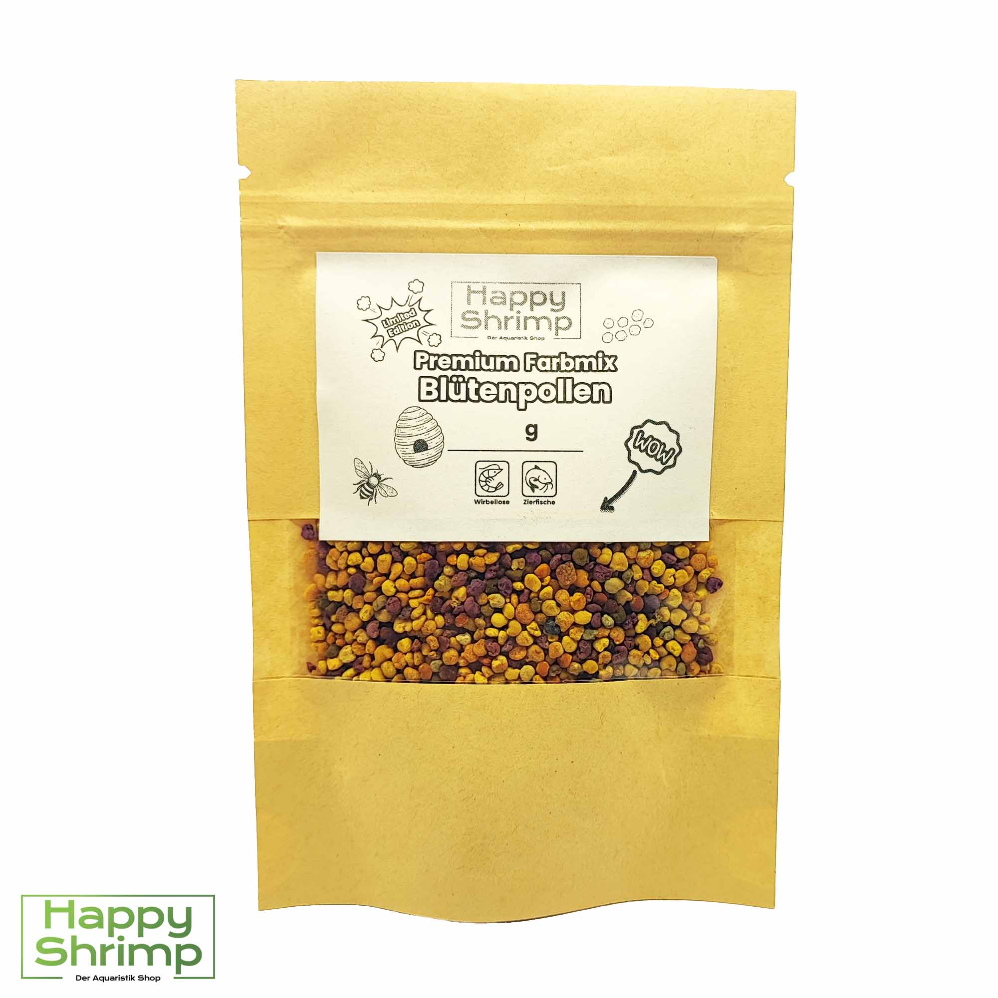 Blütenpollen sind bei allen Aquarientieren sehr beliebt. Egal ob Garnelen oder Fische.